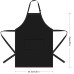 BOOSTIFY Women’s Pinafore Square Apron Baking Cooking Gardening Works Cross Back